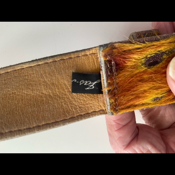 Colorful PONY skin belt with lovely buckle. - Picture 4 of 5